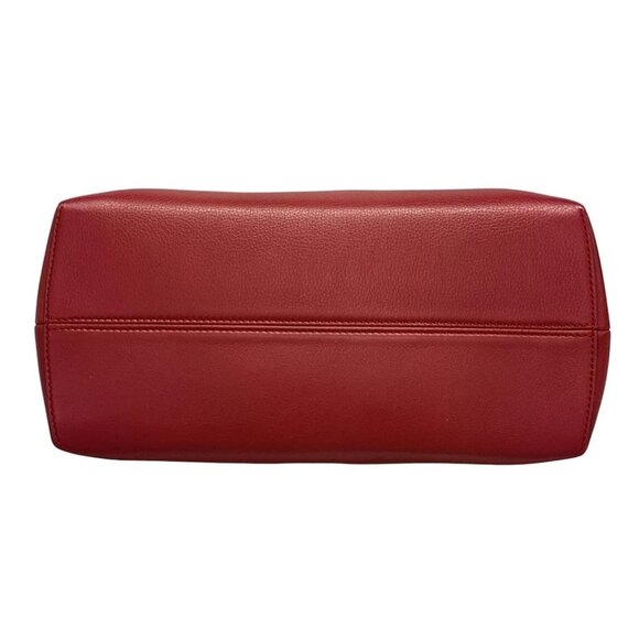 FENDI By The Way Bordeaux Leather - Handbag 660-072925 - Picture 5 of 14